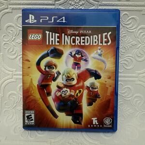 Playstation 4 Lego The Incredibles Video Game 2018 Disney Pixar Warner Bros